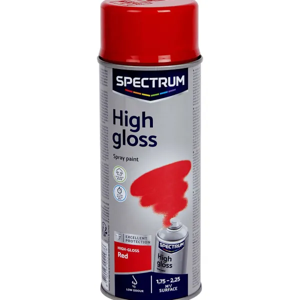 Spectrum Hoogglans Spuitverf Rood Sale