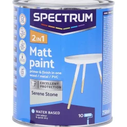 Spectrum 2-In-1 Matte Verf Serene Stone Grijs