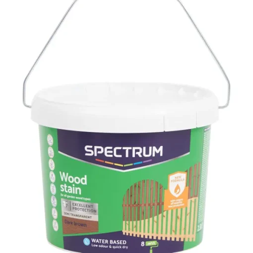 Spectrum Tuinhoutbeits Donker Bruin Clearance