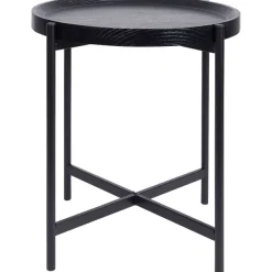 Merk Studio Home Ronde Bijzettafel Zwart,Bruin New
