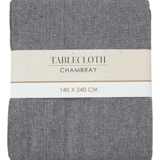 Merk Tafelkleed Chambray Blauw,Grijs,Groen,Print Online