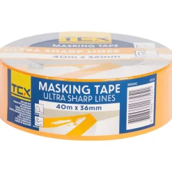 TCX Afplaktape Geel Hot