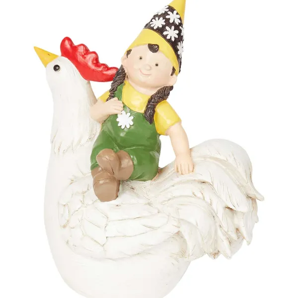 Merk Tuinbeeldje Dier Met Kind Meerkleurig Outlet