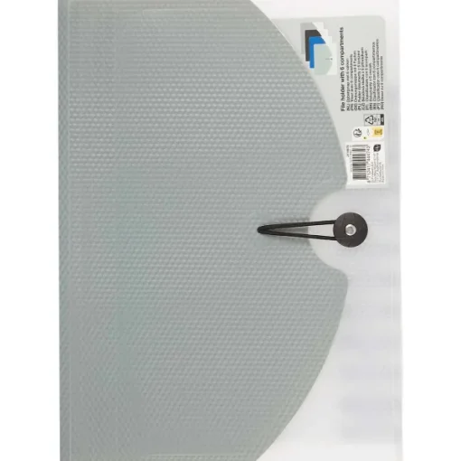 Office Essentials 6-Vaks Opbergmap Blauw,Grijs,Groen,Zwart Sale