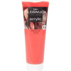 Van Bleiswijck Acrylverf Rood Clearance