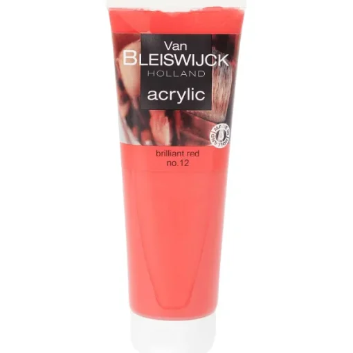 Van Bleiswijck Acrylverf Rood Clearance