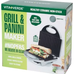 VitaVerde Contactgrill Grijs