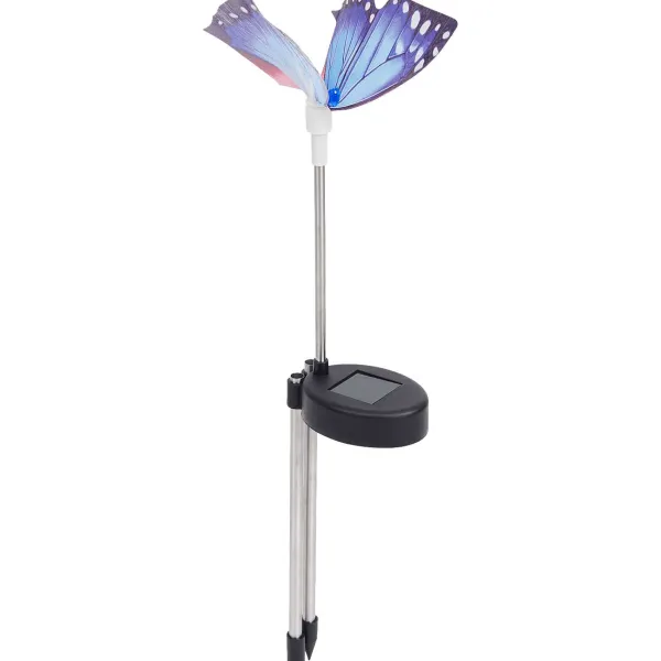 Merk Vlinder Tuinsteker Met Solarverlichting Meerkleurig Outlet