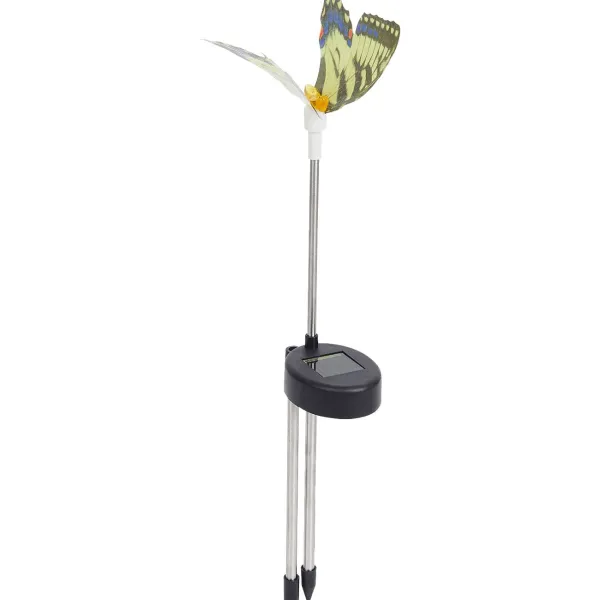 Merk Vlinder Tuinsteker Met Solarverlichting Meerkleurig Outlet