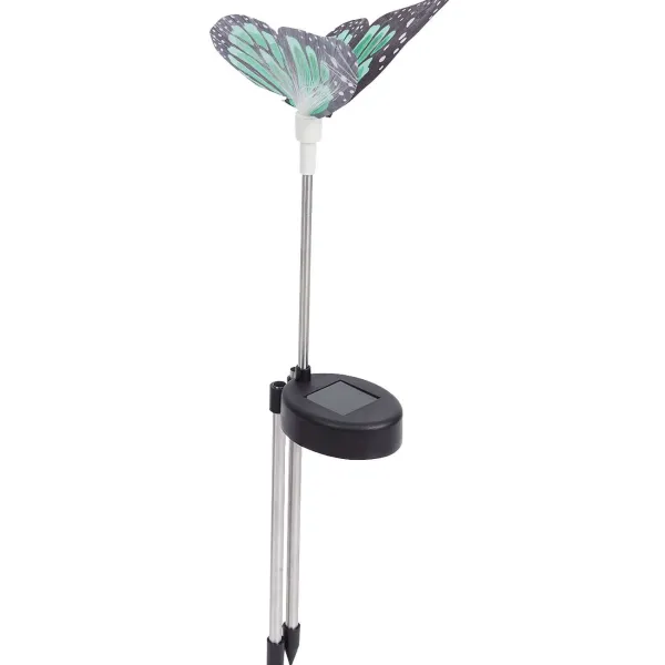 Merk Vlinder Tuinsteker Met Solarverlichting Meerkleurig Outlet