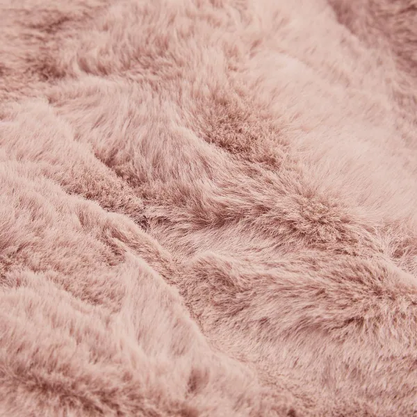 Merk Vloerkleedje Van Imitatiebont Grijs,Roze Discount