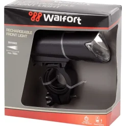 Walfort Fiets-Koplamp Zwart Hot