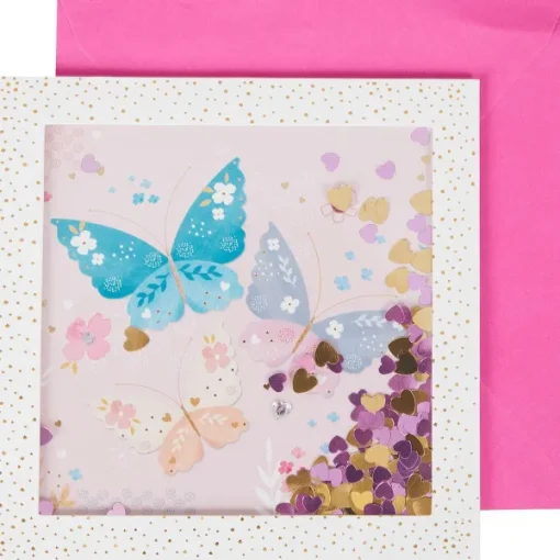 Office Essentials Wenskaart Met Confetti Print Hot