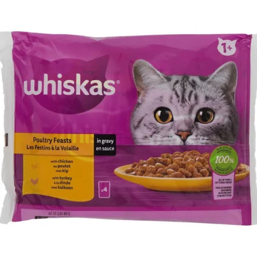 Whiskas Maaltijdzakjes Gevogelte Outlet