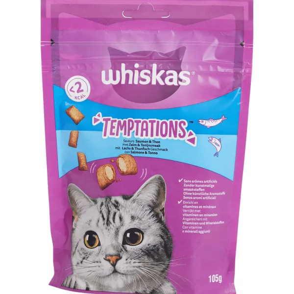 Whiskas Temptations Kattensnoepjes Zalm En Zeevruchten New
