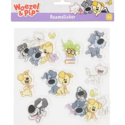 Woezel & Pip Raamstickers Print