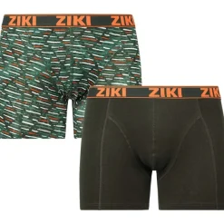 Ziki Boxershorts Blauw,Groen,Oranje,Print New