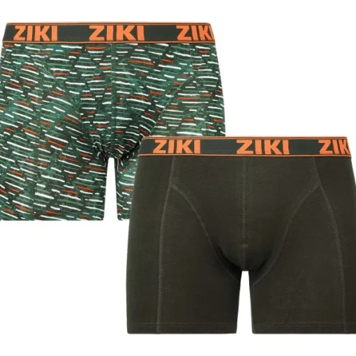 Ziki Boxershorts Blauw,Groen,Oranje,Print New